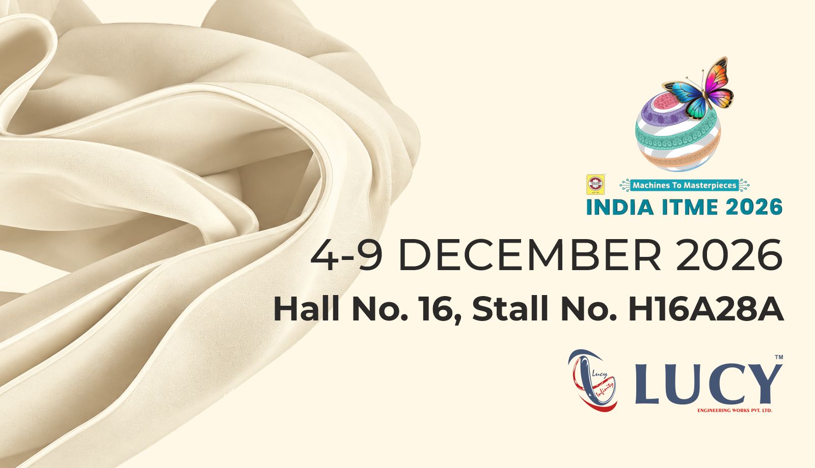 Meet us at India ITMA 2026